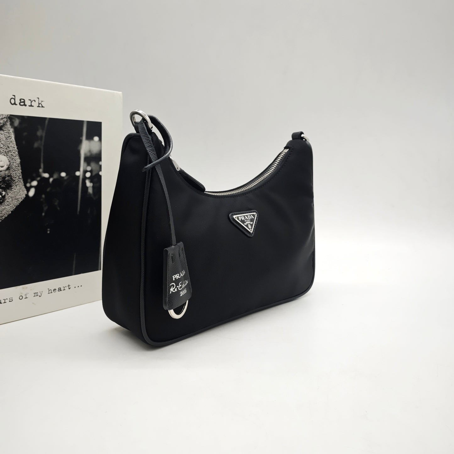 Prada - Re-Edition 2005 Hobo - Re-Nylon (Polyamide) and Saffiano leather trim - Black - (Small)