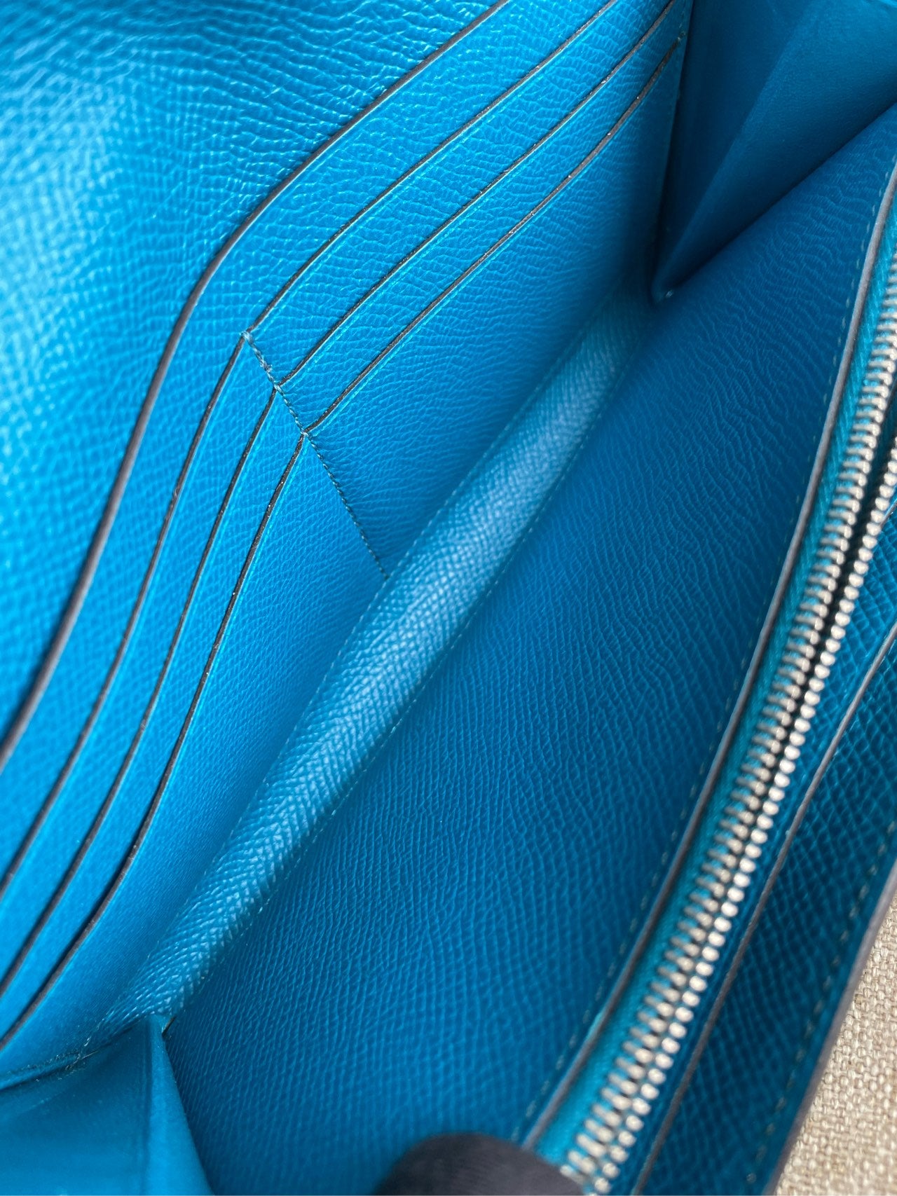 Hermès - Kelly Longue Wallet - Epsom leather - Blue - (medium)