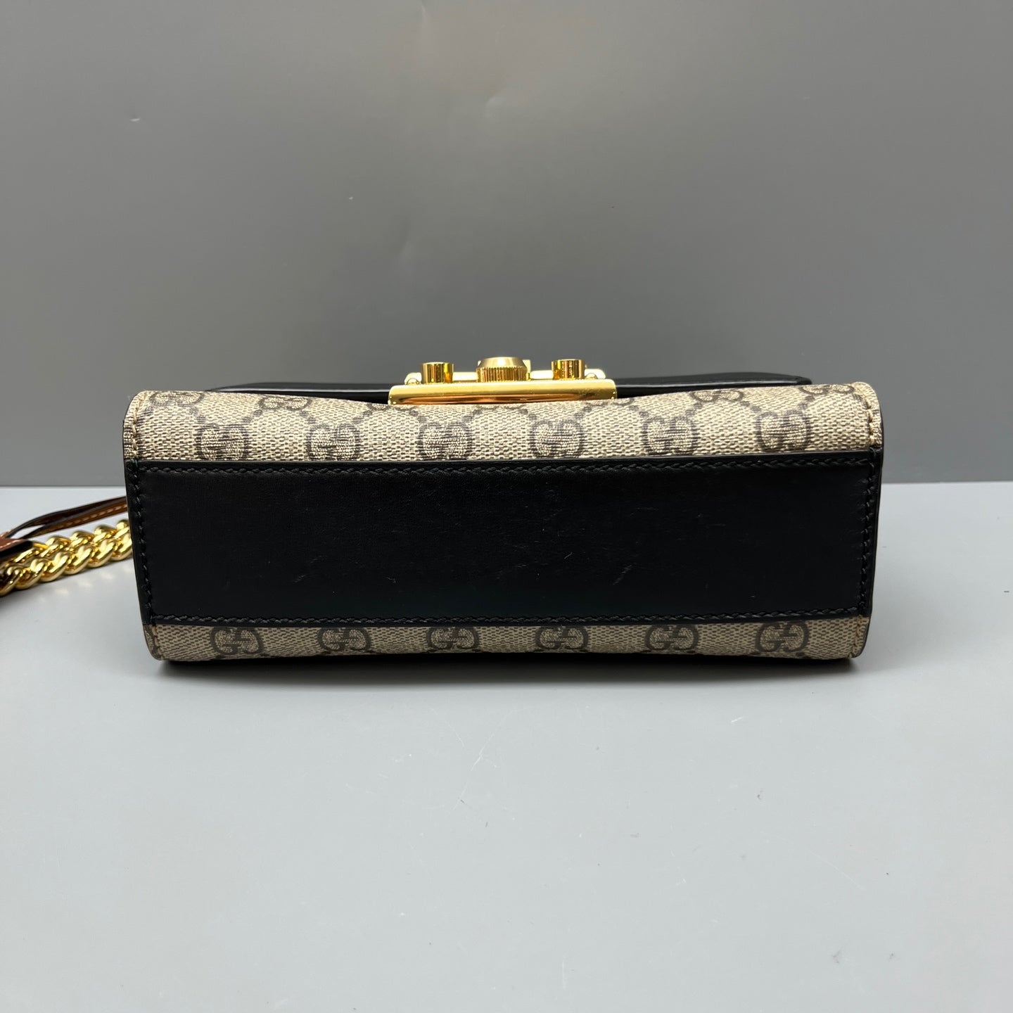 Gucci - Padlock Chain Bag - GG Supreme canvas with leather trim - Multicolour - (mini)