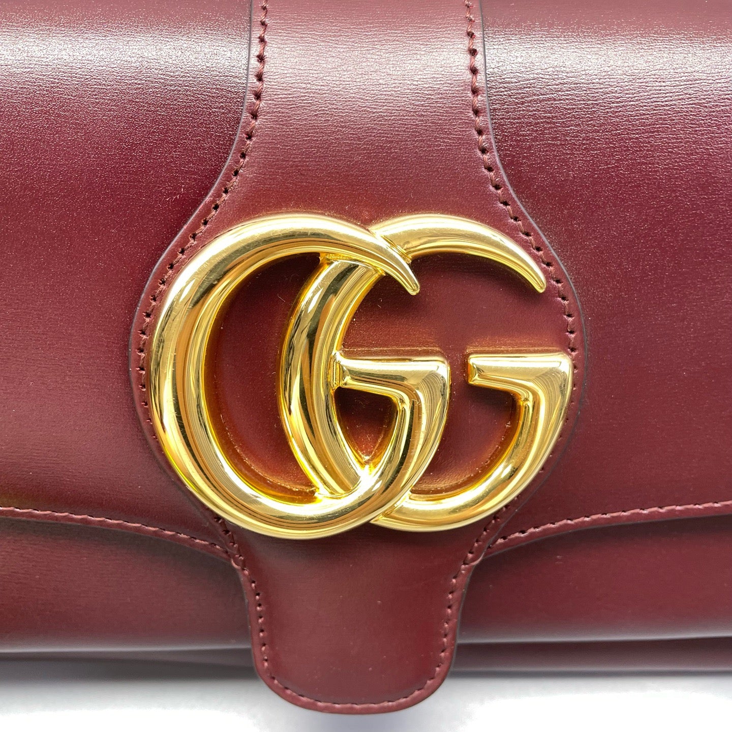 Gucci - Arli - Smooth leather - Burgundy - (small)