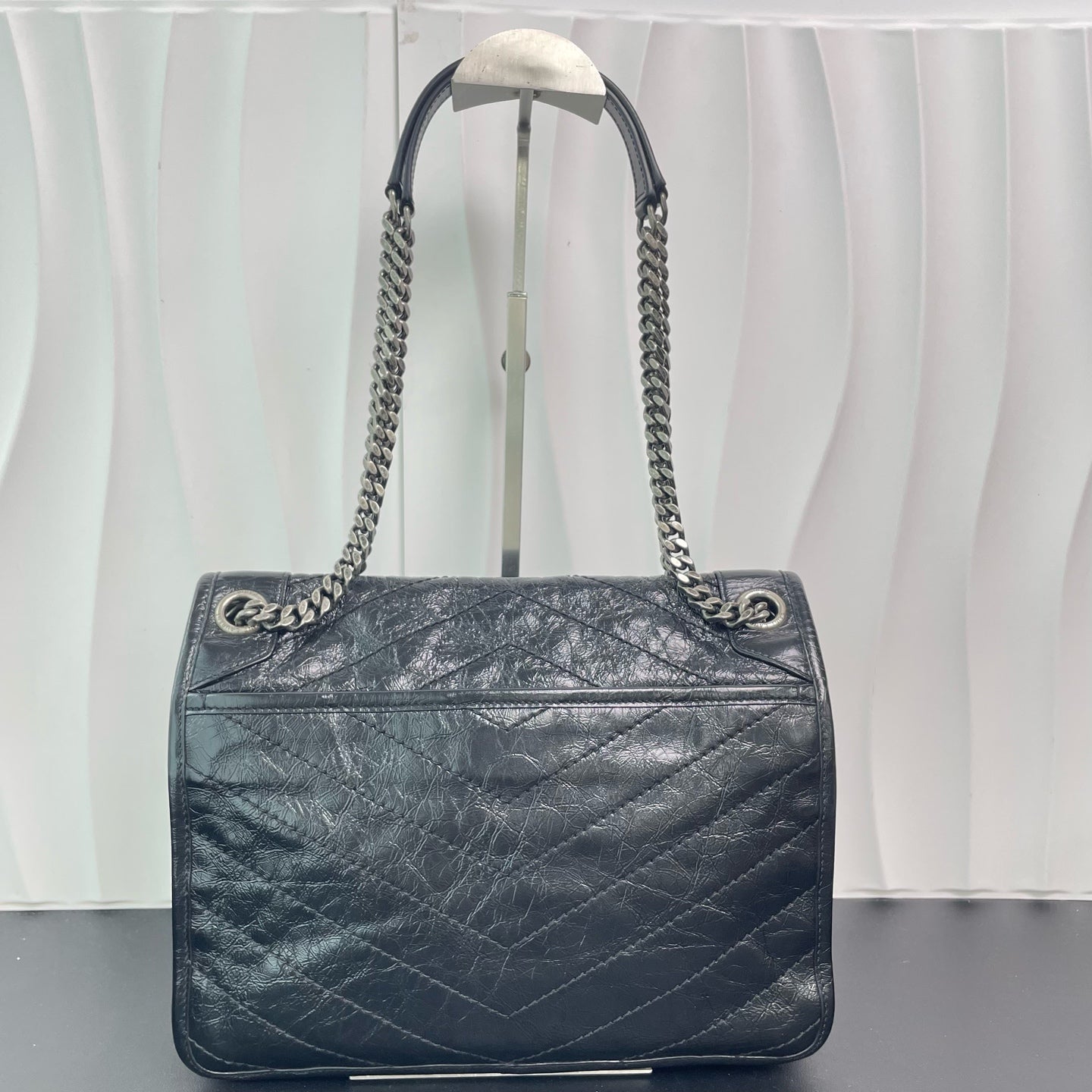 Saint Laurent - Niki - Leather - Black - (medium)