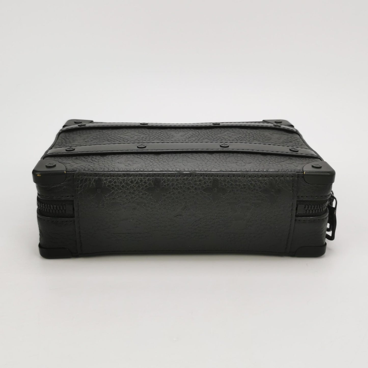 Louis Vuitton - Mini Trunk Messenger - Grained leather - Black - (small)