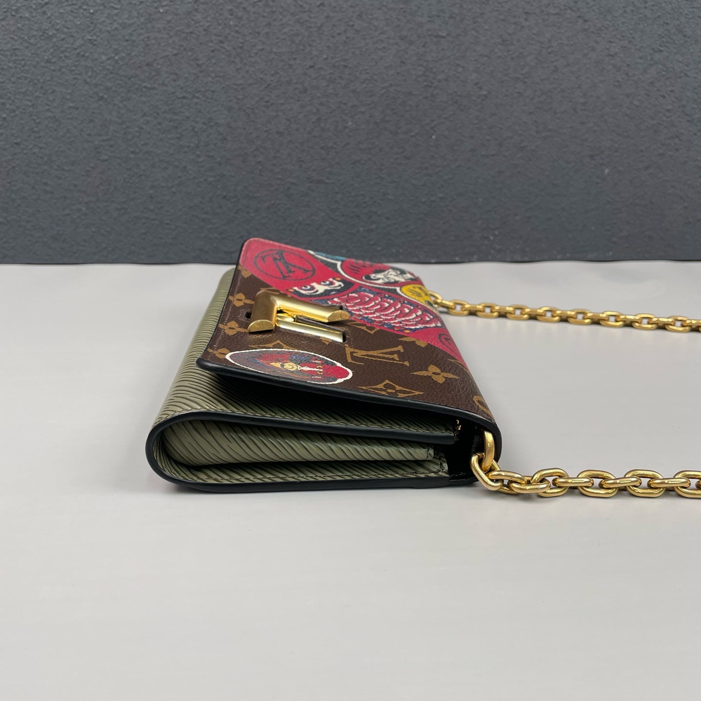 Louis Vuitton - Twist WOC (Wallet on Chain) - Epi leather and Monogram Canvas - Multicolour - (mini)