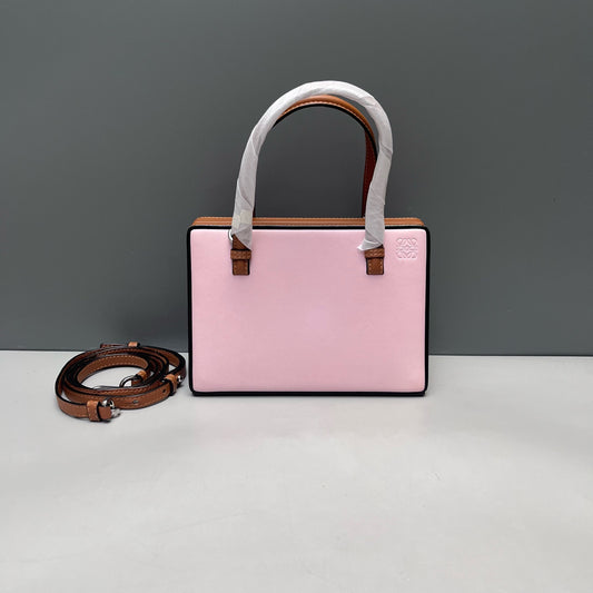 Loewe - Postal Bicolor Box Bag - Leather - Multicolour - (mini)