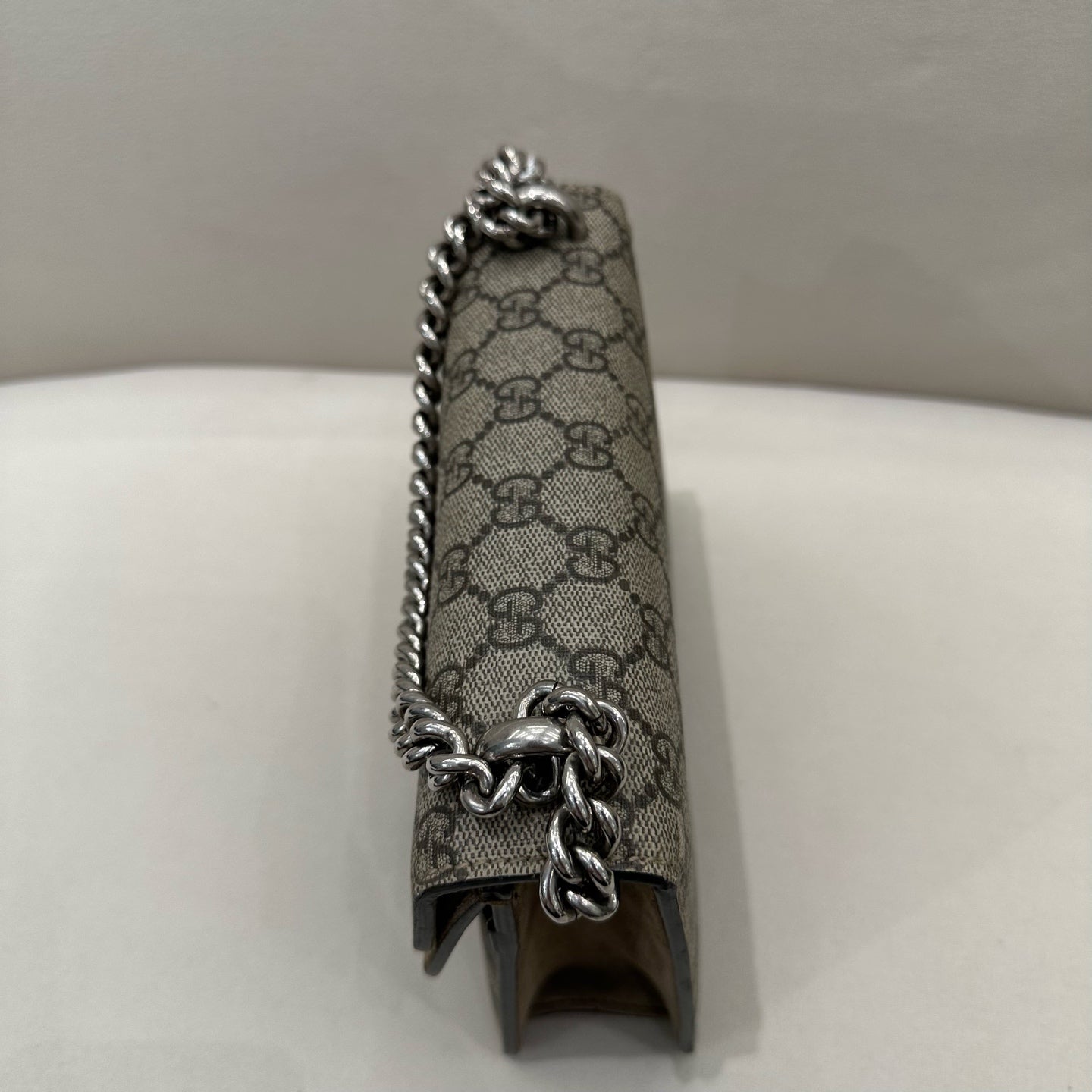 Gucci - Dionysus Super Mini Bag - GG Supreme coated canvas with suede trim - Beige - (super mini)