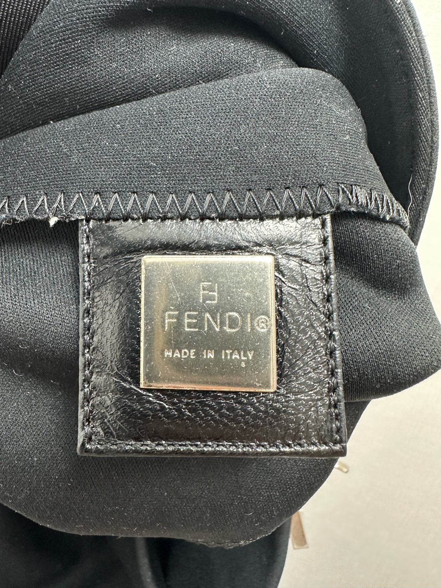 Fendi - Baguette - Cloth - Black - (Small)