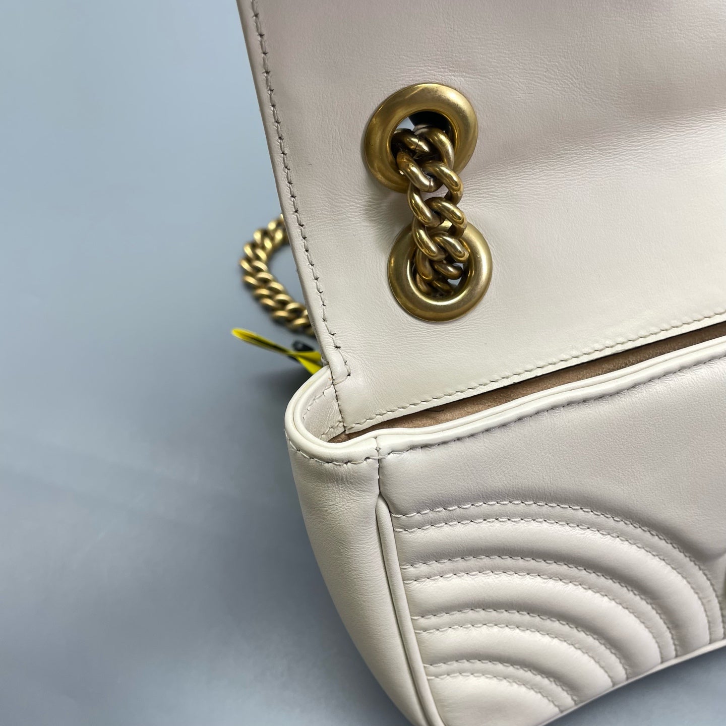 Gucci - Marmont Matelassé Mini Bag - Leather - White - (Mini)