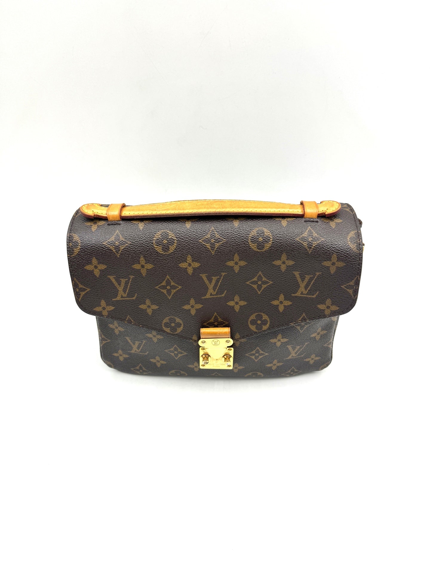 Louis Vuitton - Pochette Metis - Monogram coated canvas with cowhide leather trim - Brown - (Medium)