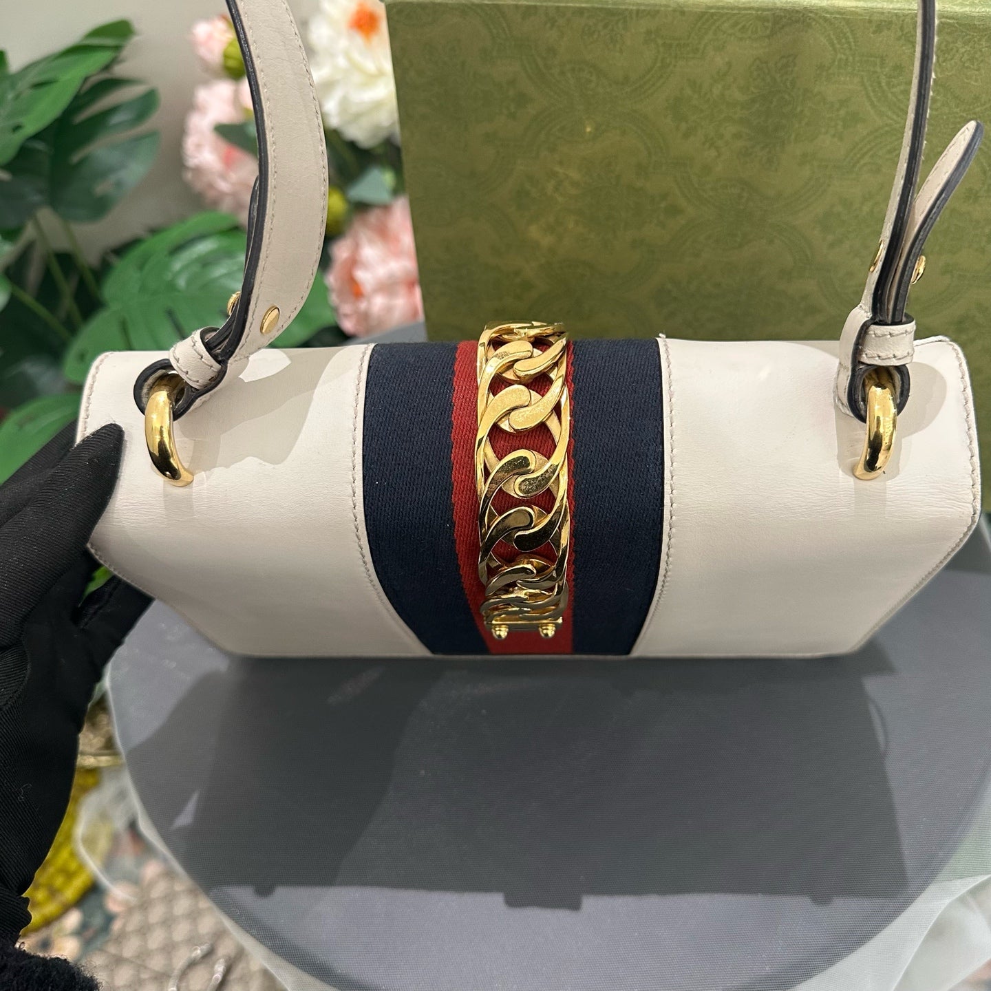 Gucci - Sylvie - Leather - White - (medium)