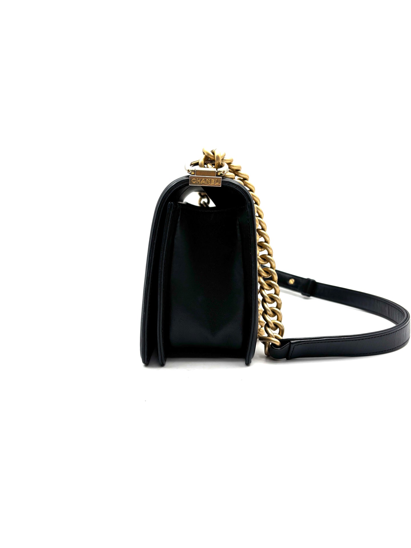 Chanel - Boy Chanel Flap Bag - Leather - Black - (medium)