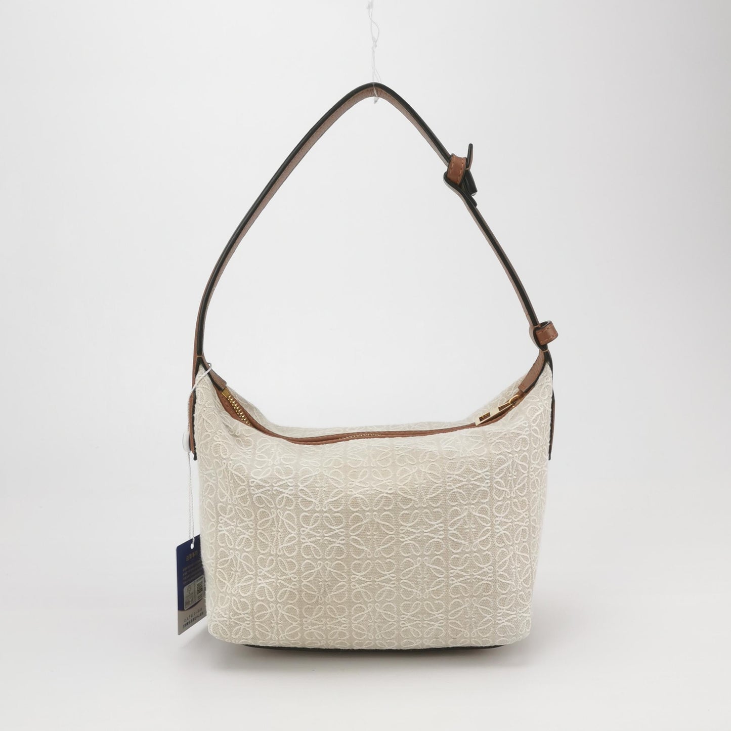 Loewe - Mini Cubi Bag - Cloth and Leather - Beige and Brown - (mini)