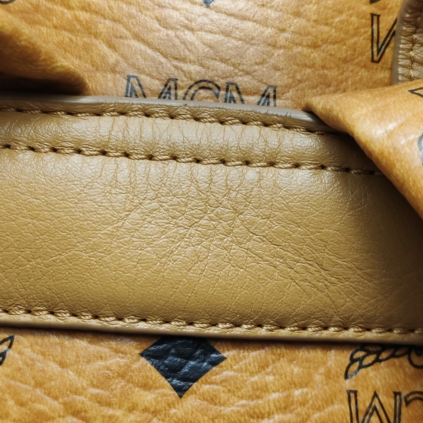MCM - Stark Studded Mini Backpack - Visetos coated canvas with leather trim - Brown - (mini)