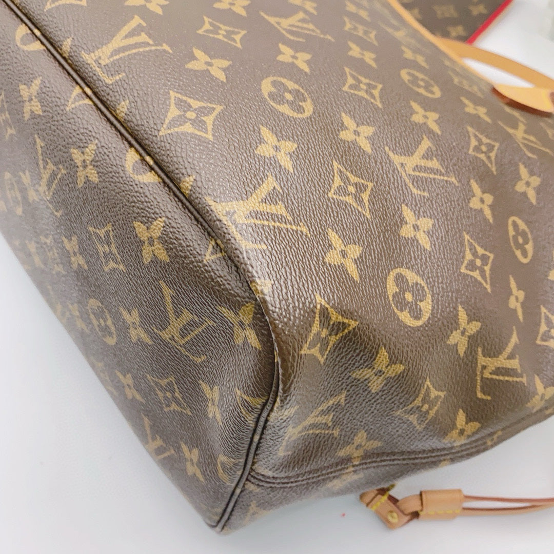 Louis Vuitton - Neverfull MM Monogram Pivoine - Coated canvas, Vachetta leather, Textile - Brown - (medium)