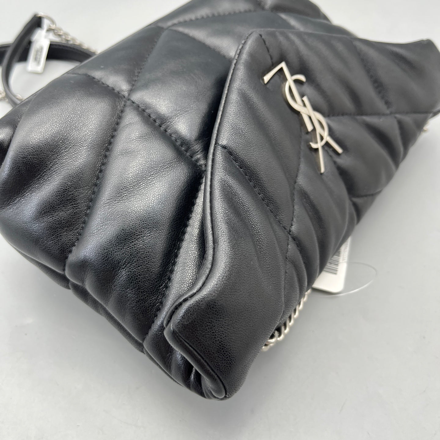 Saint Laurent - Loulou Puffer Mini - Lambskin leather - Black - (mini)