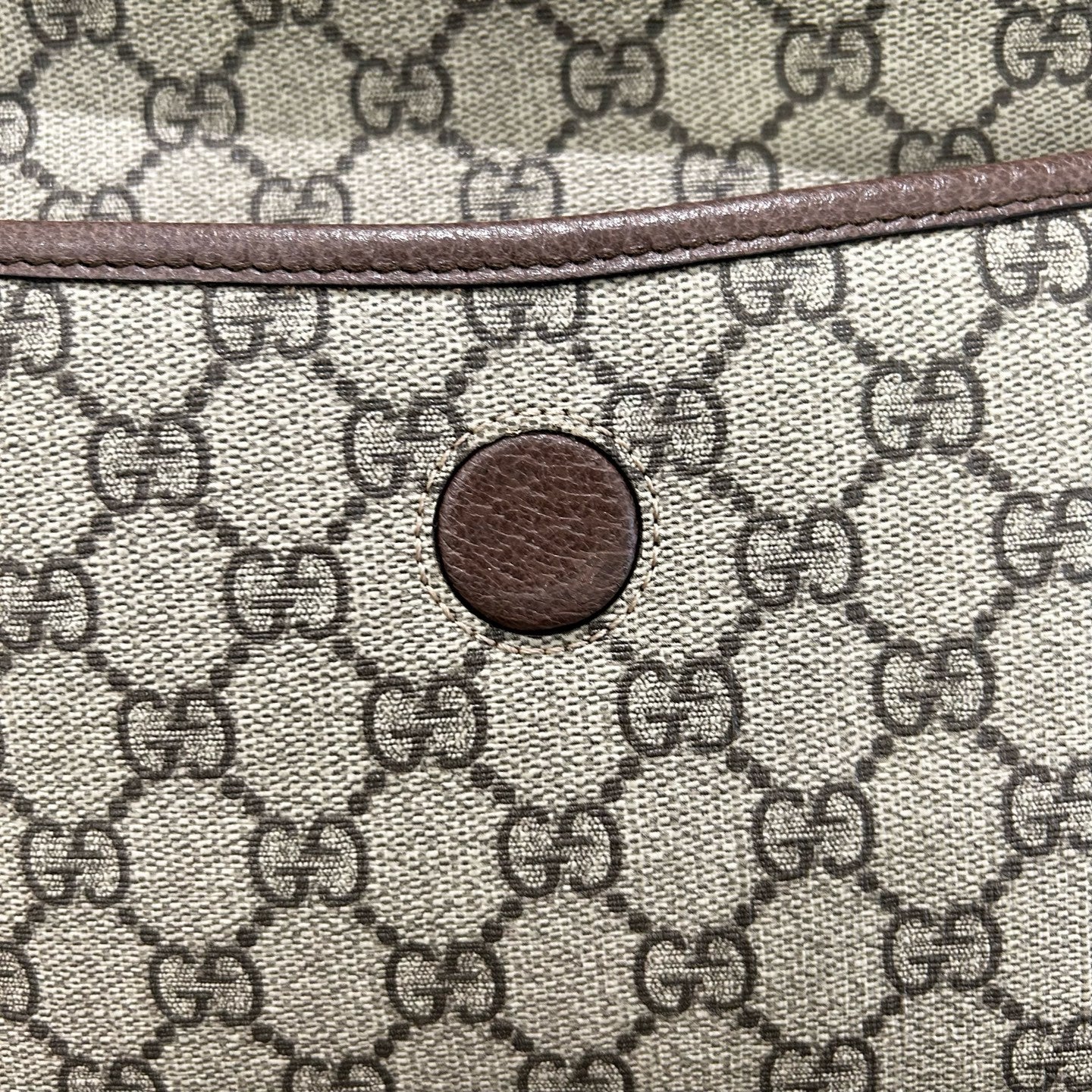 Gucci - Tiger Head Belt Bag - GG Supreme Canvas with Leather Trim - Beige and Brown with Red and Green Web - (small)