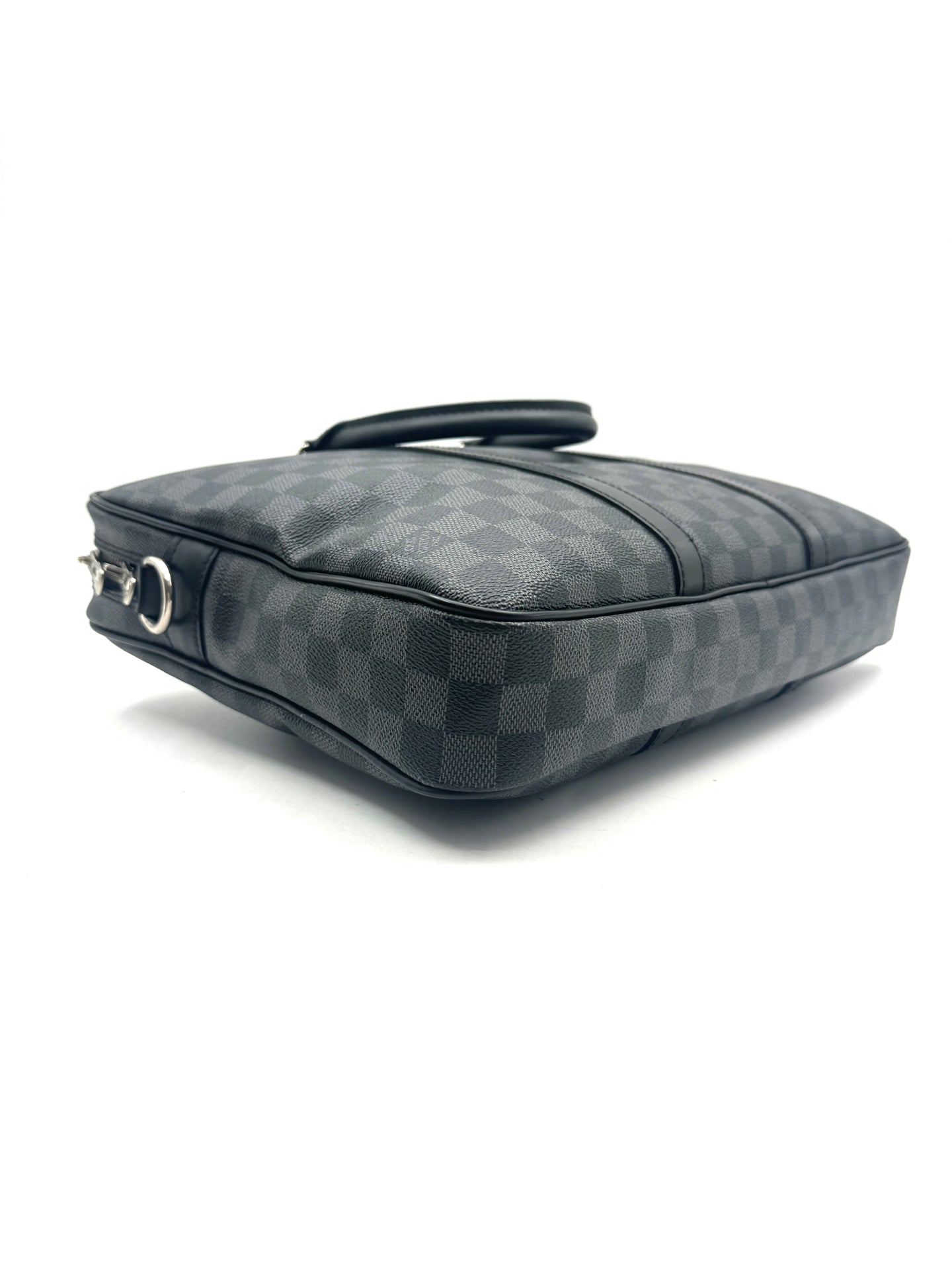 Louis Vuitton - Porte-Documents Voyage - Coated canvas with leather trim - Black - (large)