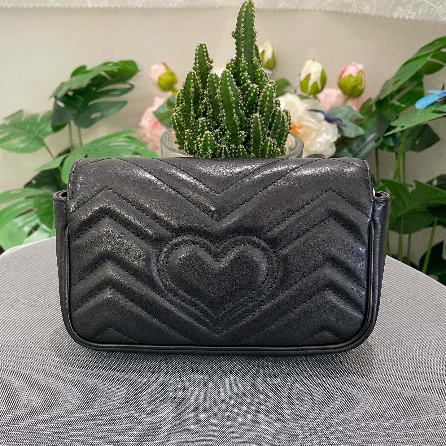 Gucci - Marmont Mini - Leather - Black - (mini)
