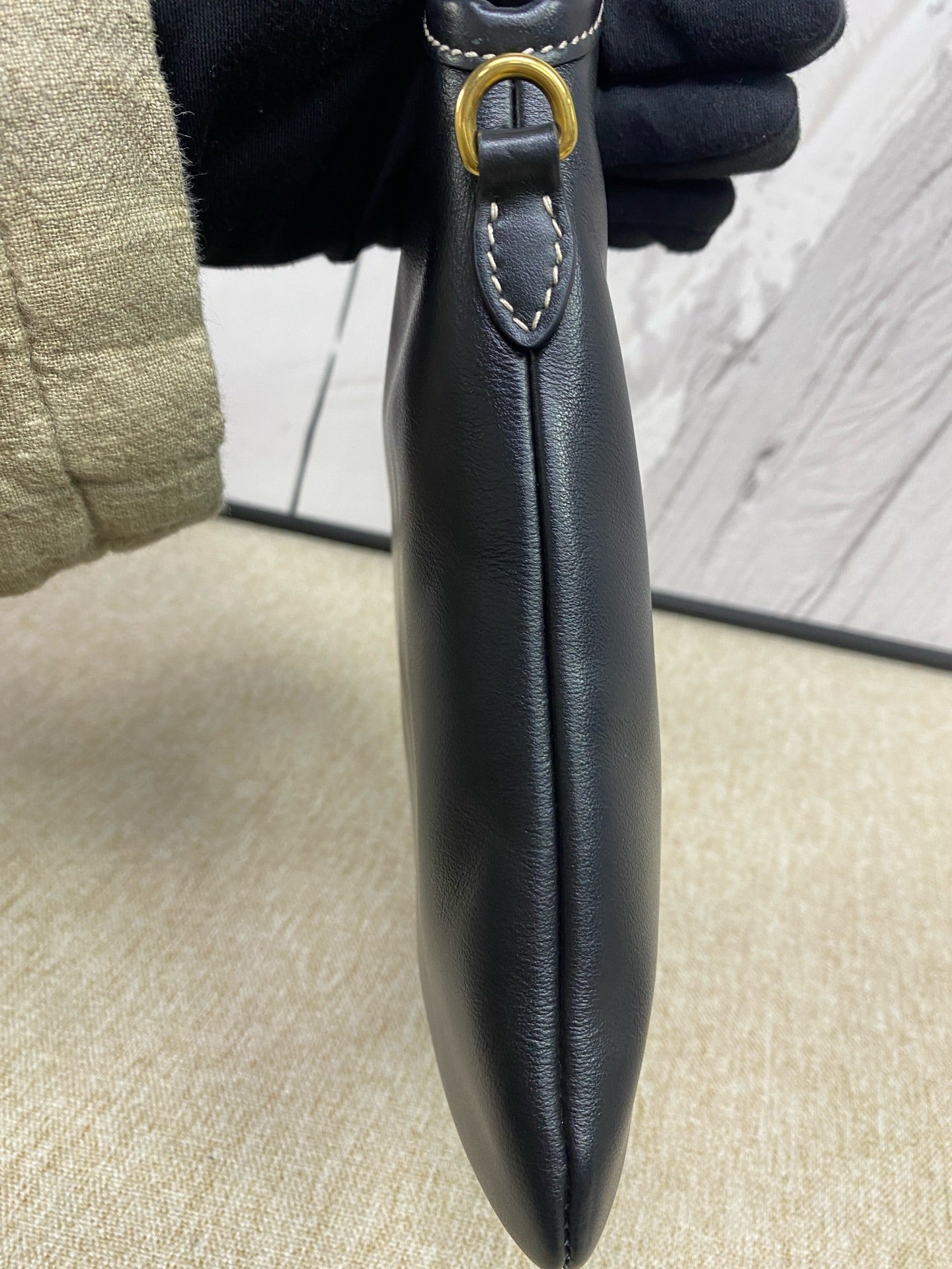 MiuMiu - Ivy Mini Tote Bag - Leather - Black - (mini)