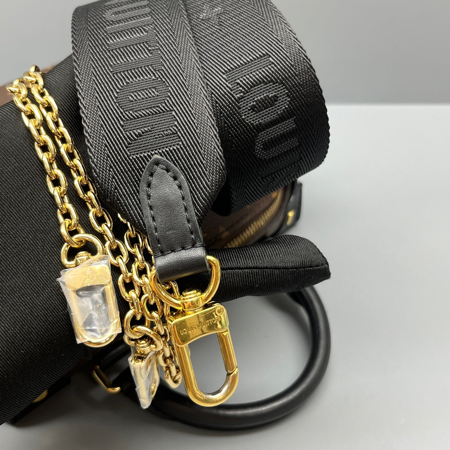 Louis Vuitton - Petite Malle Souple - Monogram coated canvas and leather - Brown with Black trim and Gold-tone Hardware - (small)