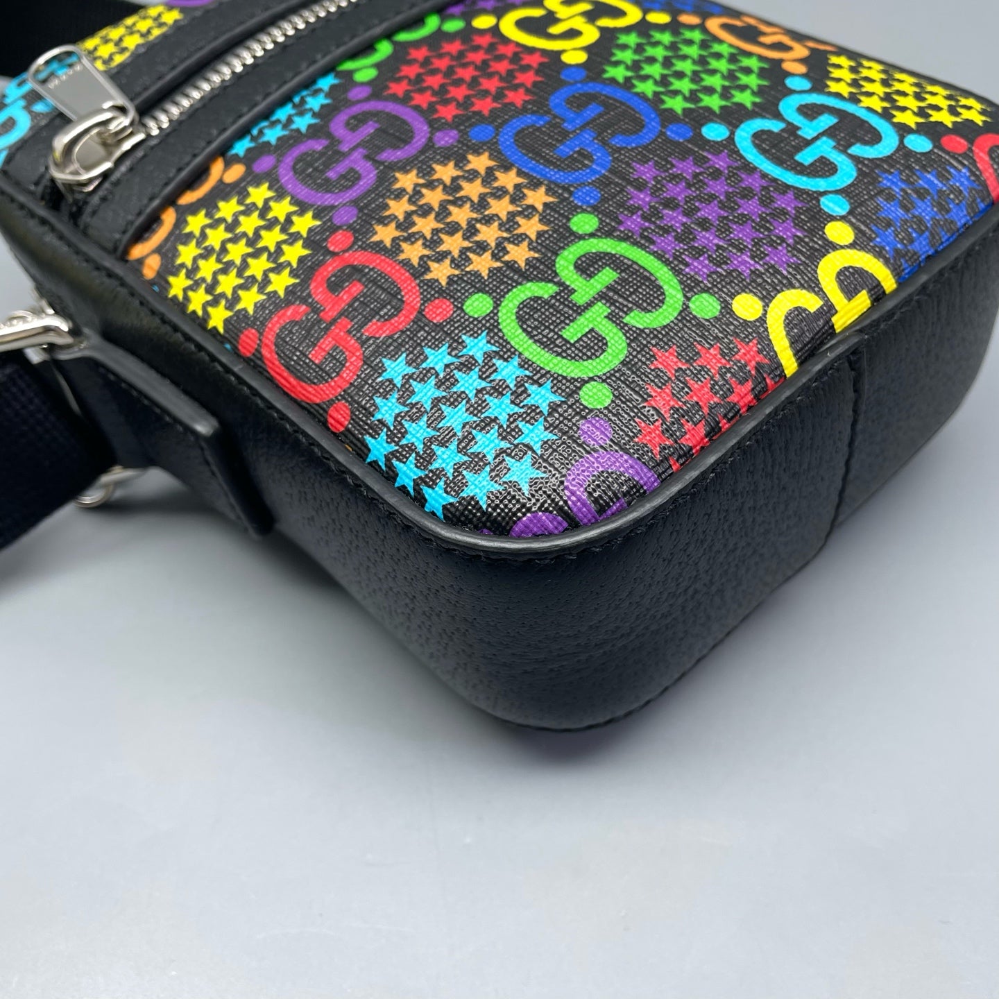 Gucci - GG Multicolour Camera Bag - Coated canvas with leather trim - Multicolour - (mini)