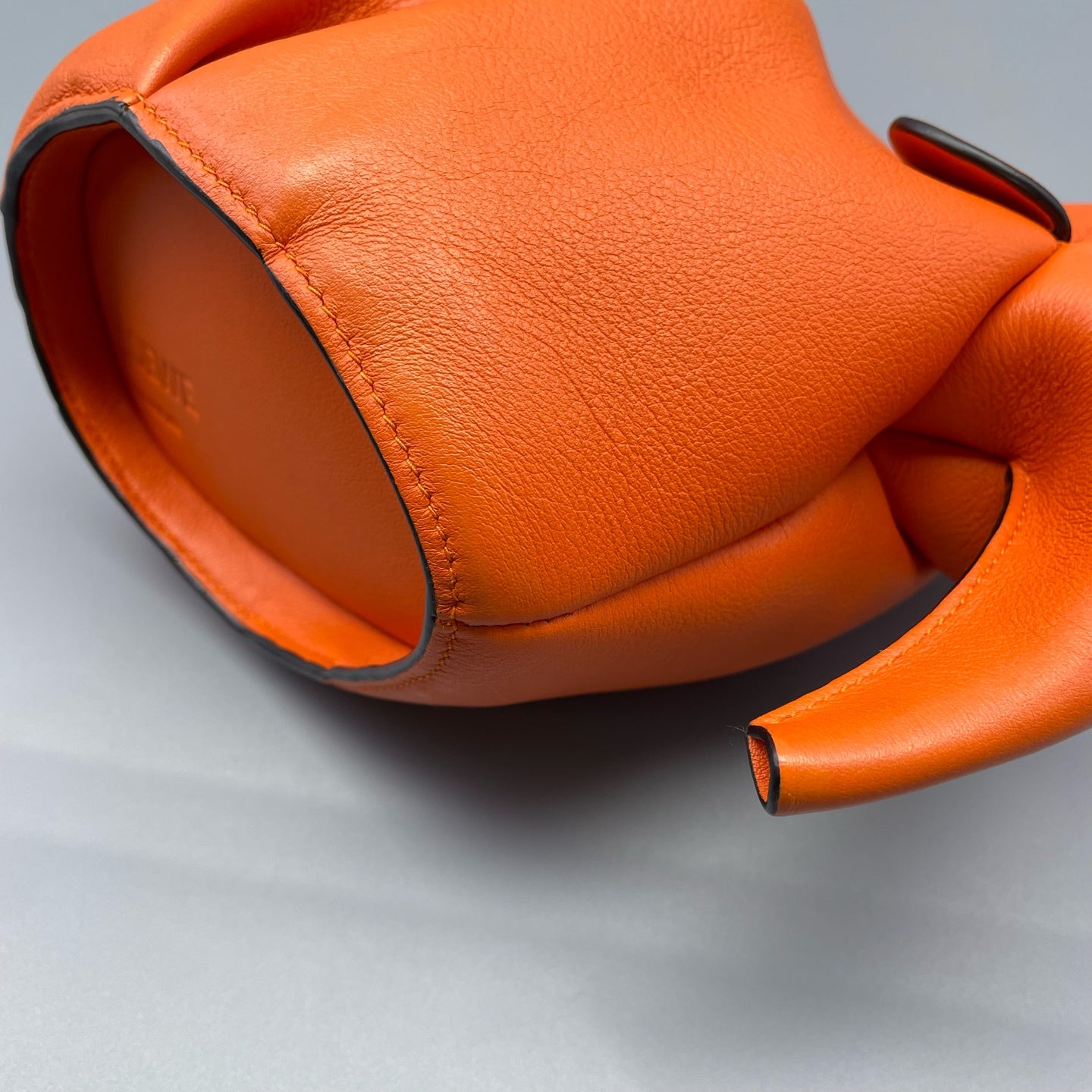 Loewe - Elephant Bag - Pebbled calfskin leather - Orange - (mini)