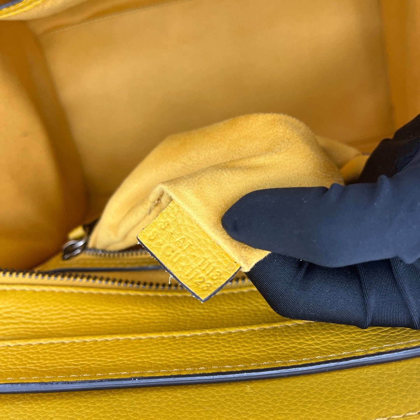 Celine - Luggage Mini - Grained calfskin leather - Yellow - (Mini)
