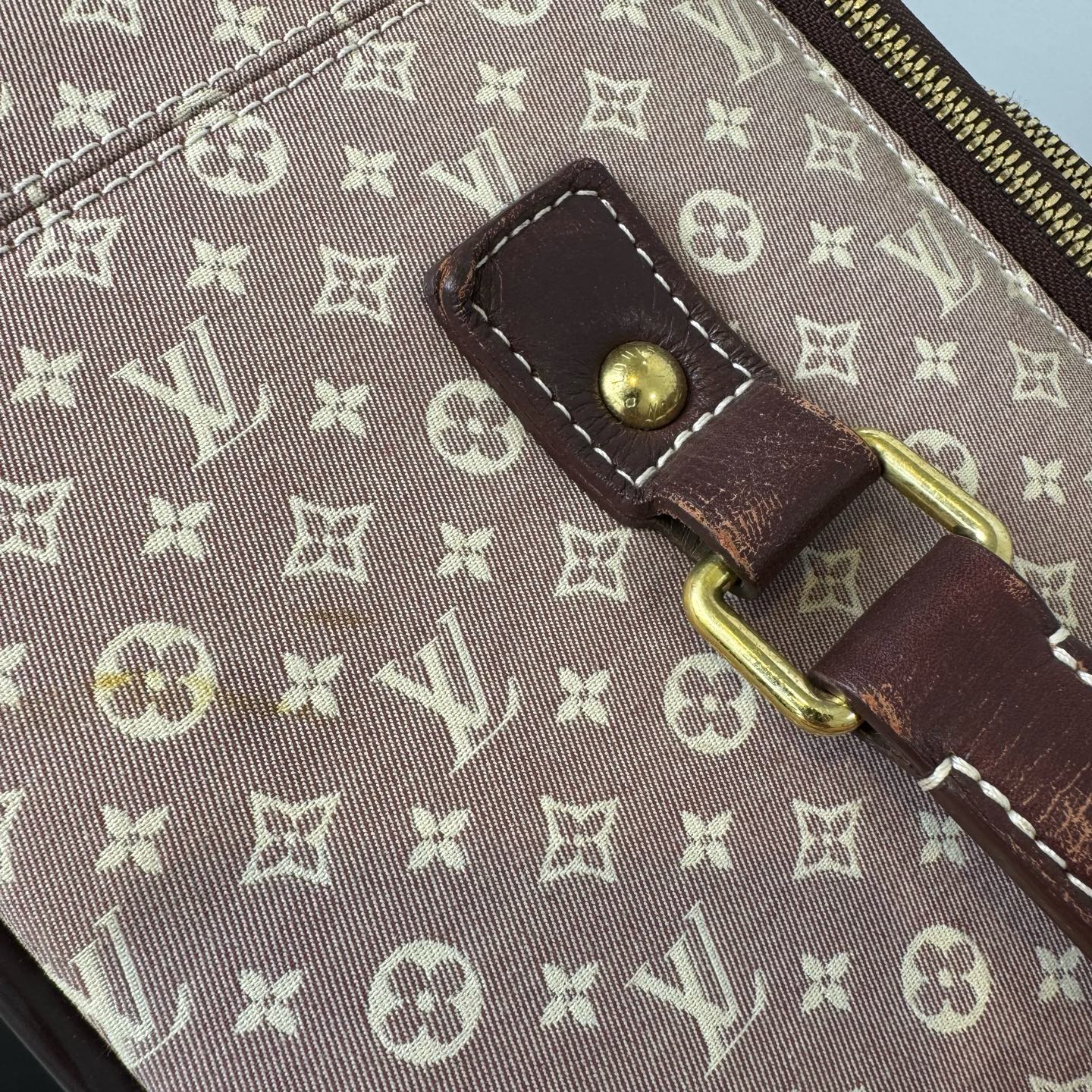 Louis Vuitton - Pegase 55 - Monogram denim canvas with leather trim - Pink - (Medium)
