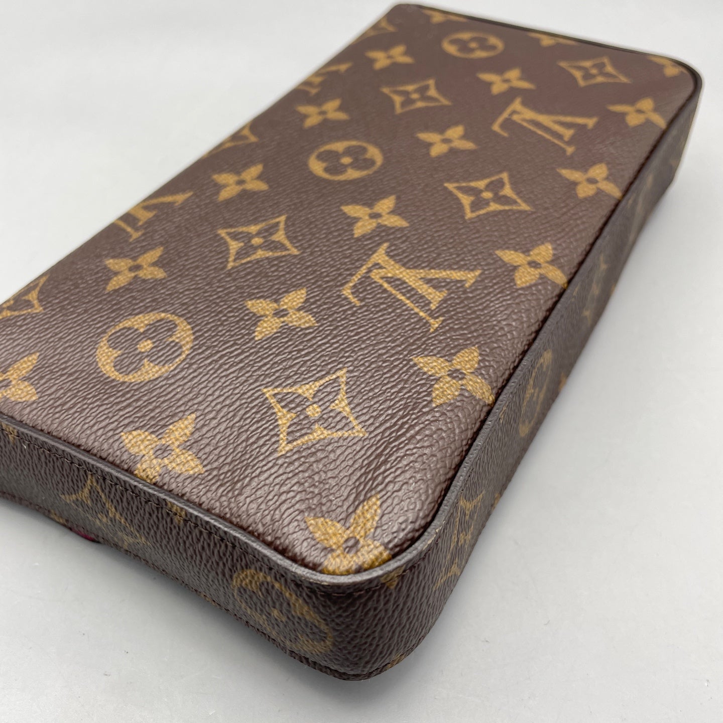 Louis Vuitton - Pochette Félicie - Monogram coated canvas, leather trim, textile lining - Brown - (Small)