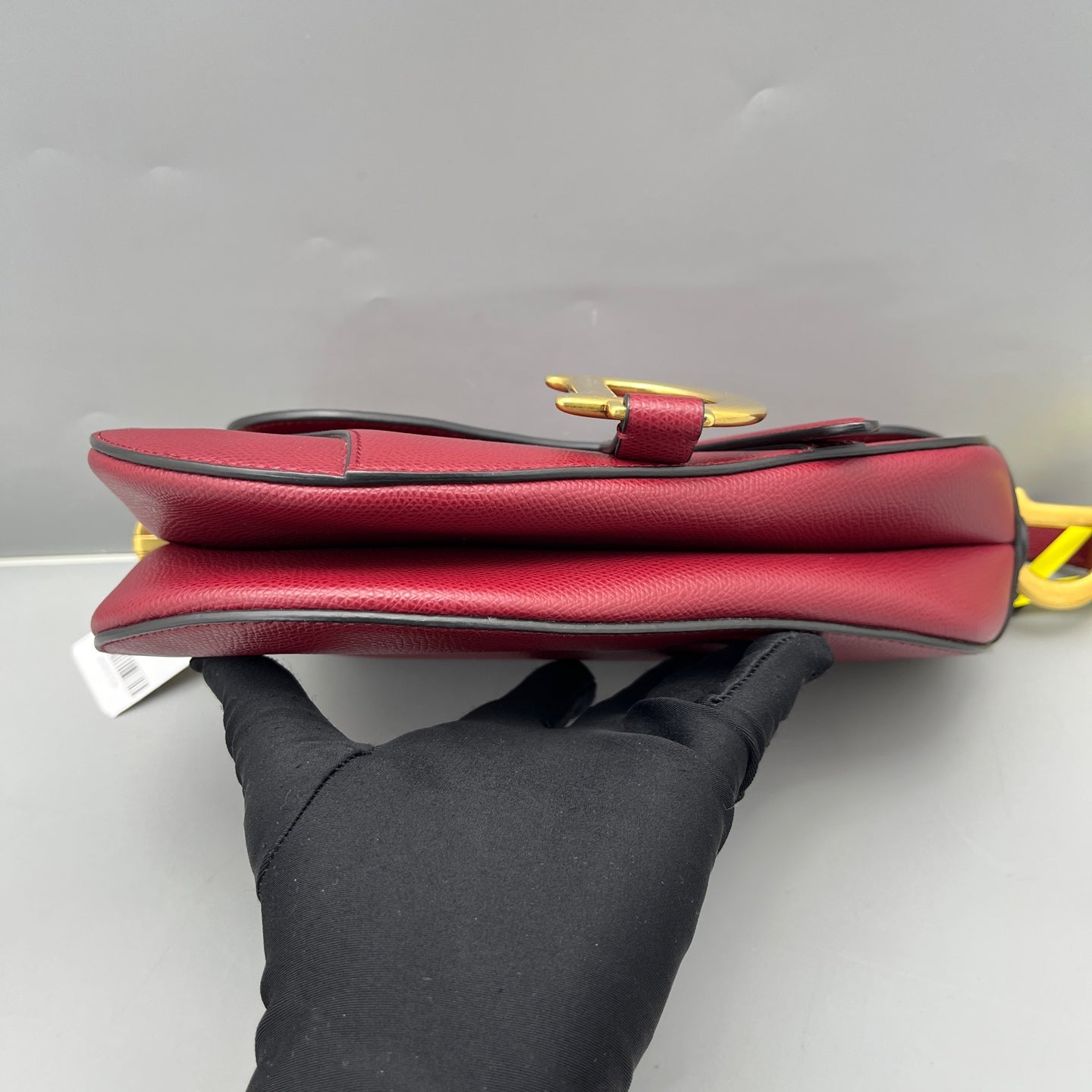 Dior - Saddle Bag - Leather - Burgundy - (medium)