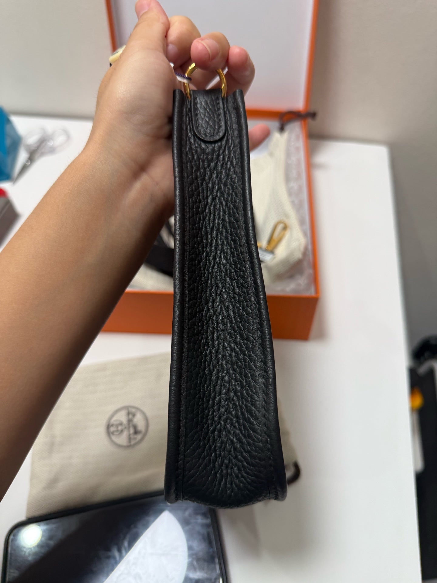 Hermès - Evelyne 16 - Clemence leather - Black - (mini)
