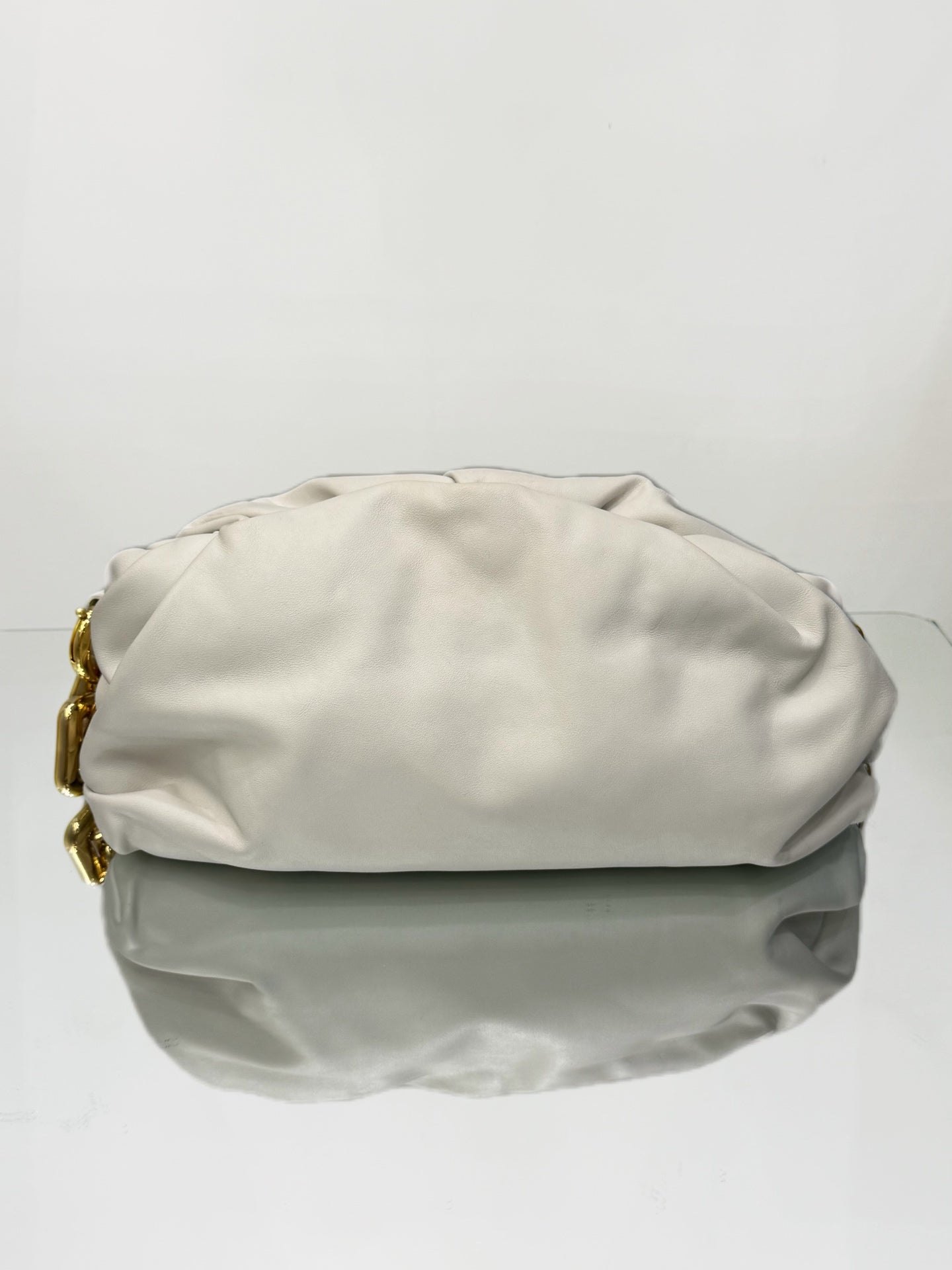 Bottega Veneta - The Chain Pouch - Leather - White - (medium)