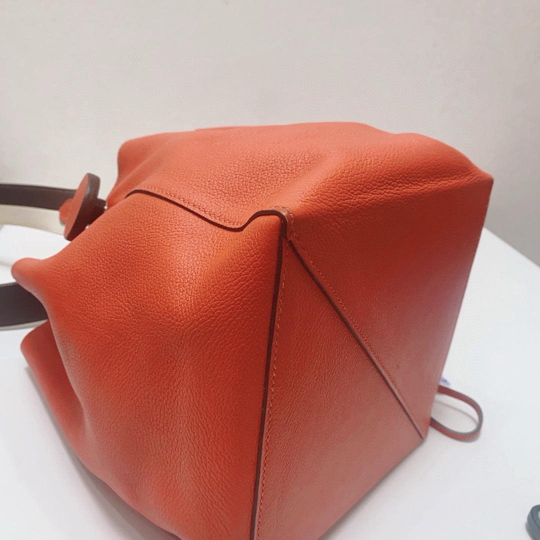 Hermès - Licol 17 - Taurillon Clemence leather - Cinnabar Red - (Small)