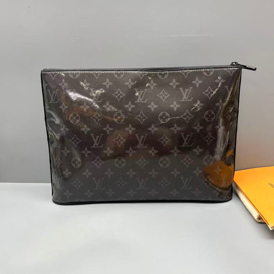Louis Vuitton - FW18 Monogram Pochette - PVC and Leather - Black - (Large)