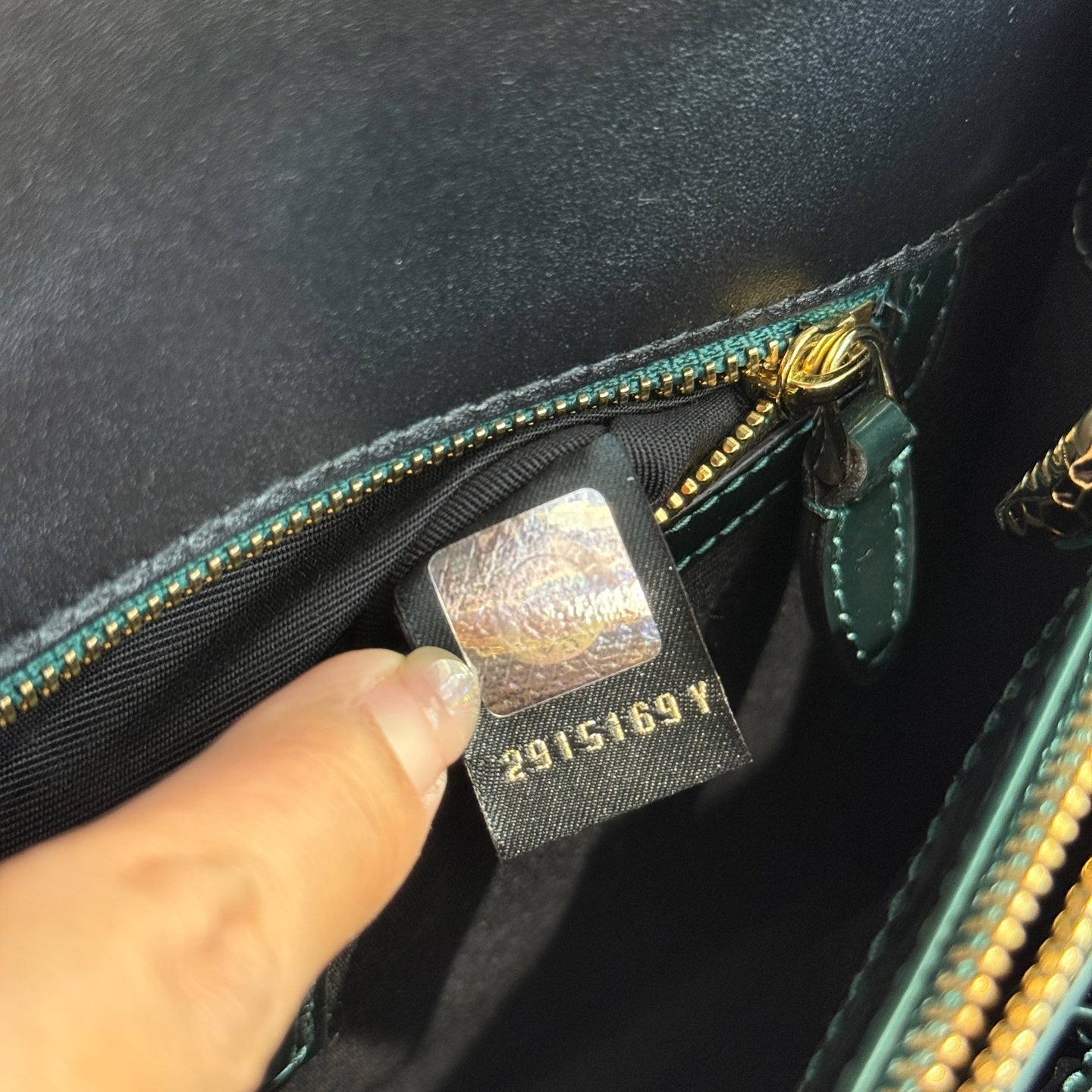 Bvlgari - Serpenti Forever Flap Bag - Patent leather - Dark Green - (Medium)
