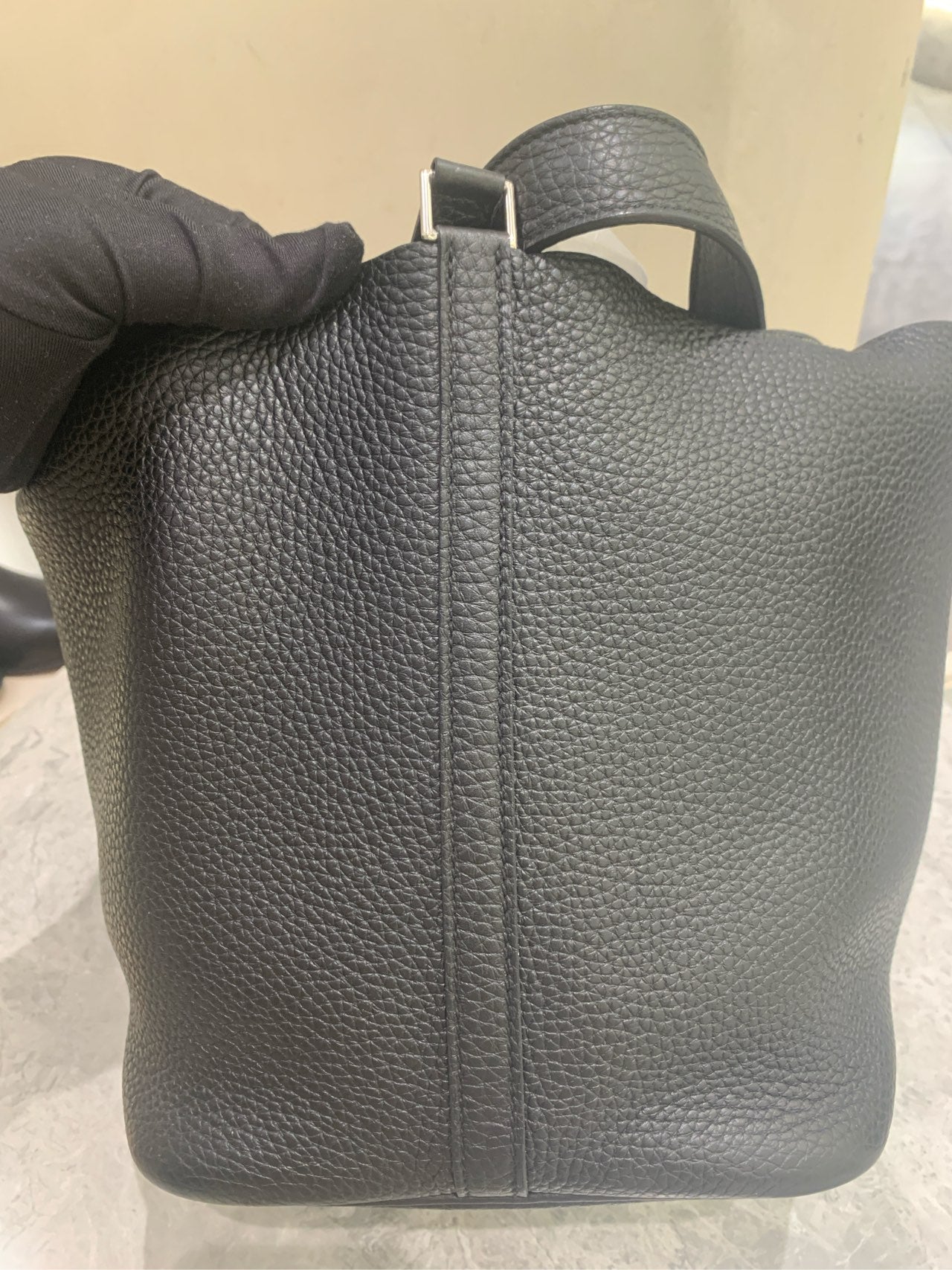 Hermès - Picotin Lock 22 - Leather - Black - (Large)