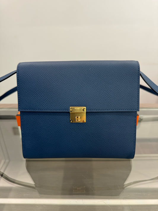 Hermès - Clic 16 - Epsom leather - Blue - (mini)