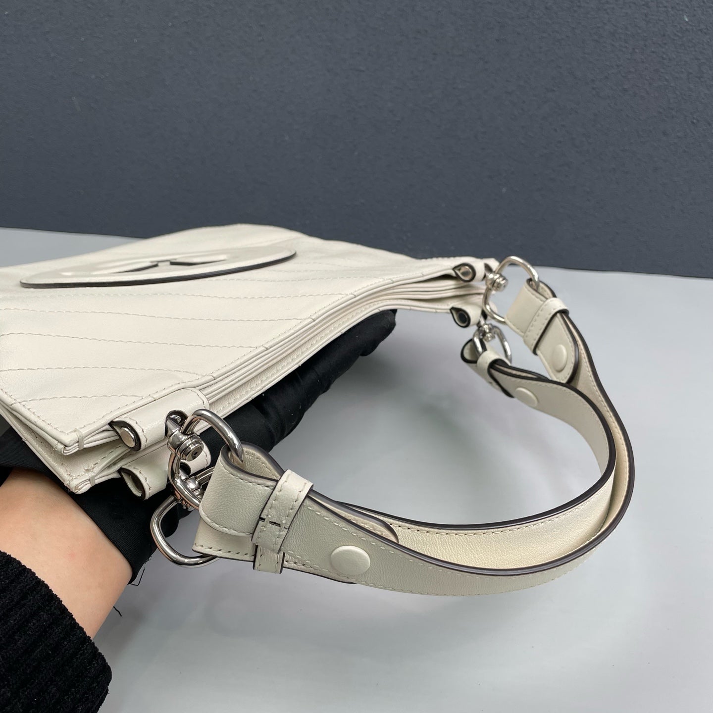Gucci - Blondie Tote - Leather - Beige - (medium)