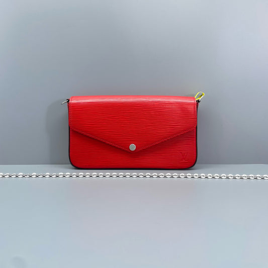 Louis Vuitton - Pochette Félicie - Epi leather - Red - (small)