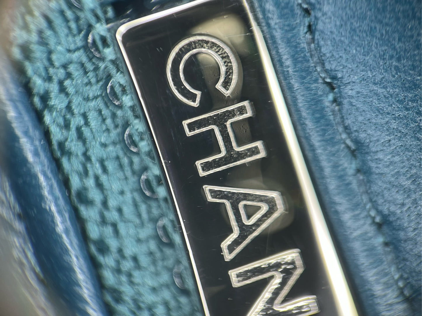 Chanel - Classic Flap Large Mini - Lambskin leather - Blue - (mini)