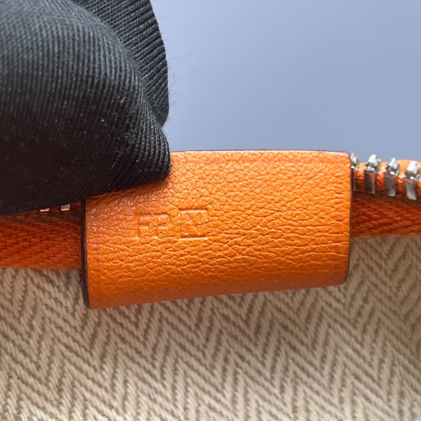 Hermès - Massai Cut Tote Bag - Supple calfskin leather - Orange - (Large)
