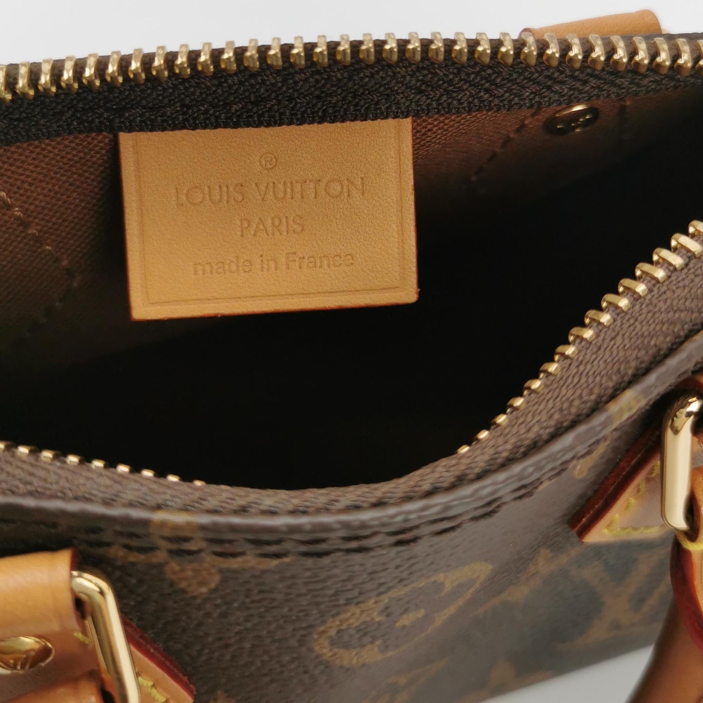 Louis Vuitton - Nano Speedy M81085 - Monogram coated canvas with Vachetta leather trim - Brown - (mini)