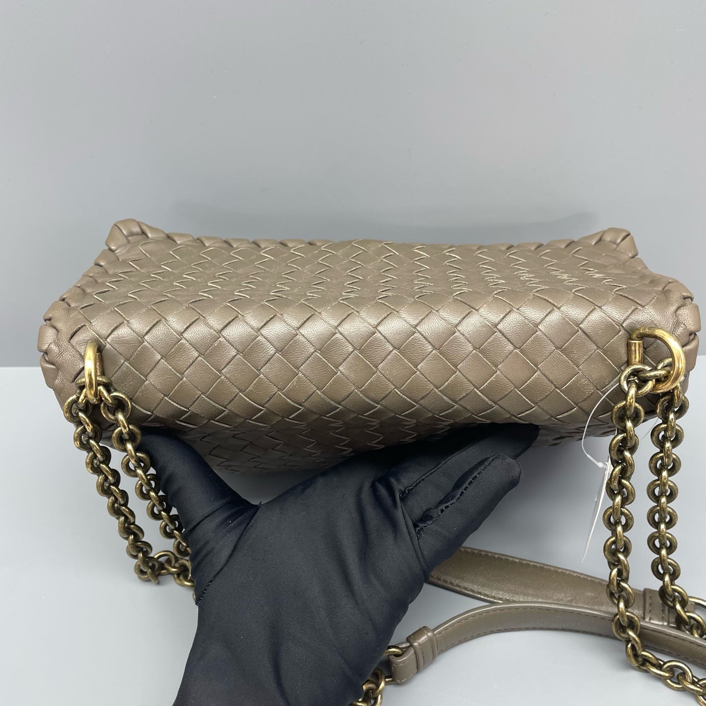 Bottega Veneta - Olimpia - Leather - Grey - (small)