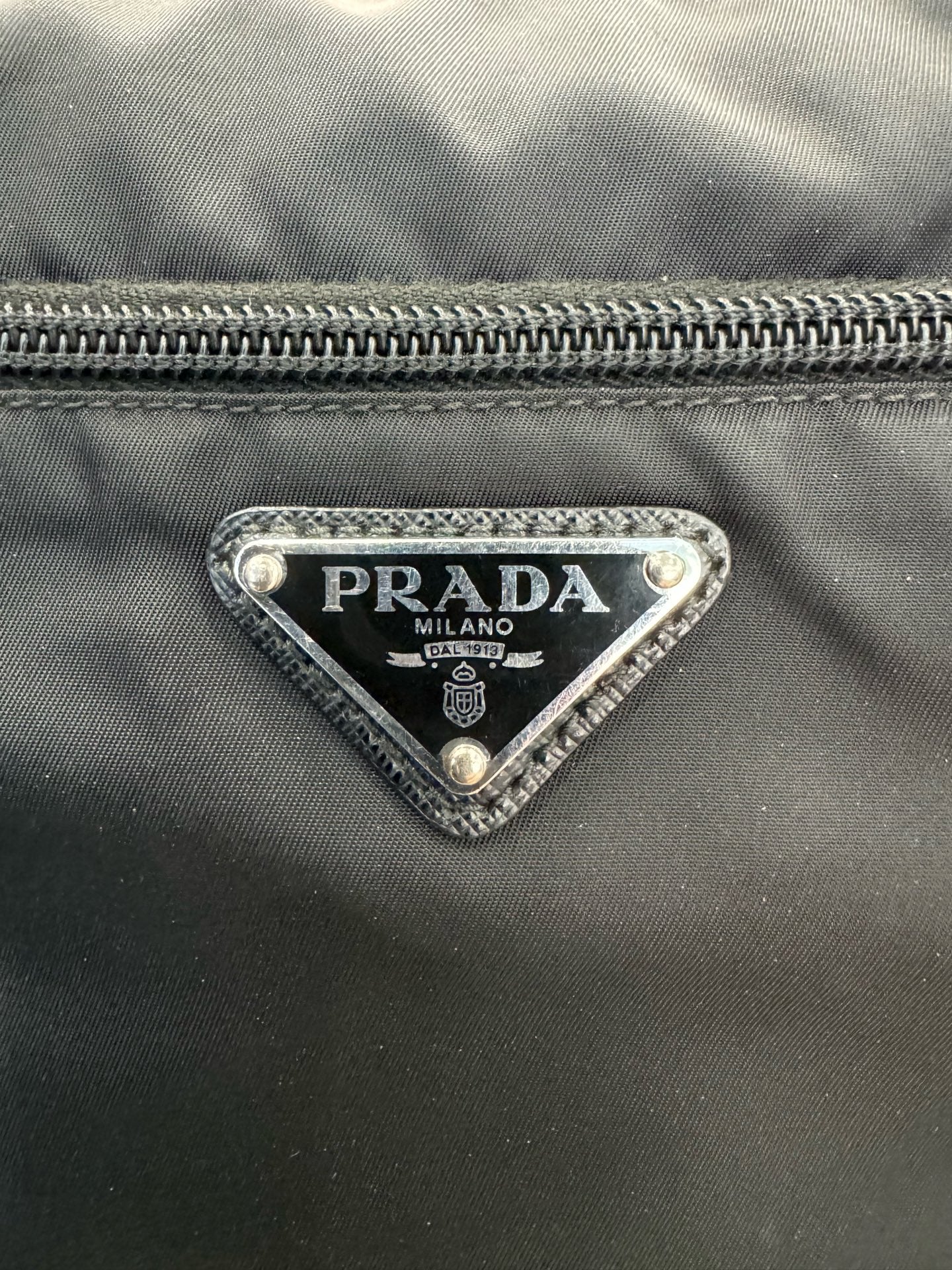 Prada - Nylon Crossbody Shoulder Bag - Polyamide - Black - (medium)