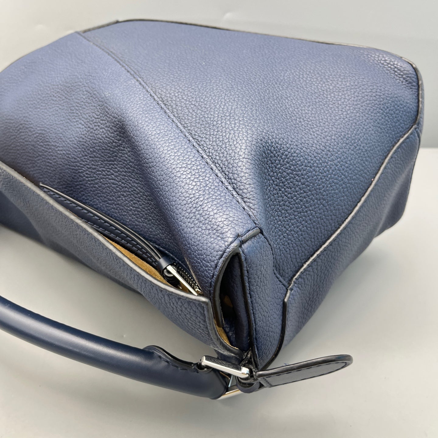 LOEWE - Puzzle Bag - Grained leather - Navy - (Large)