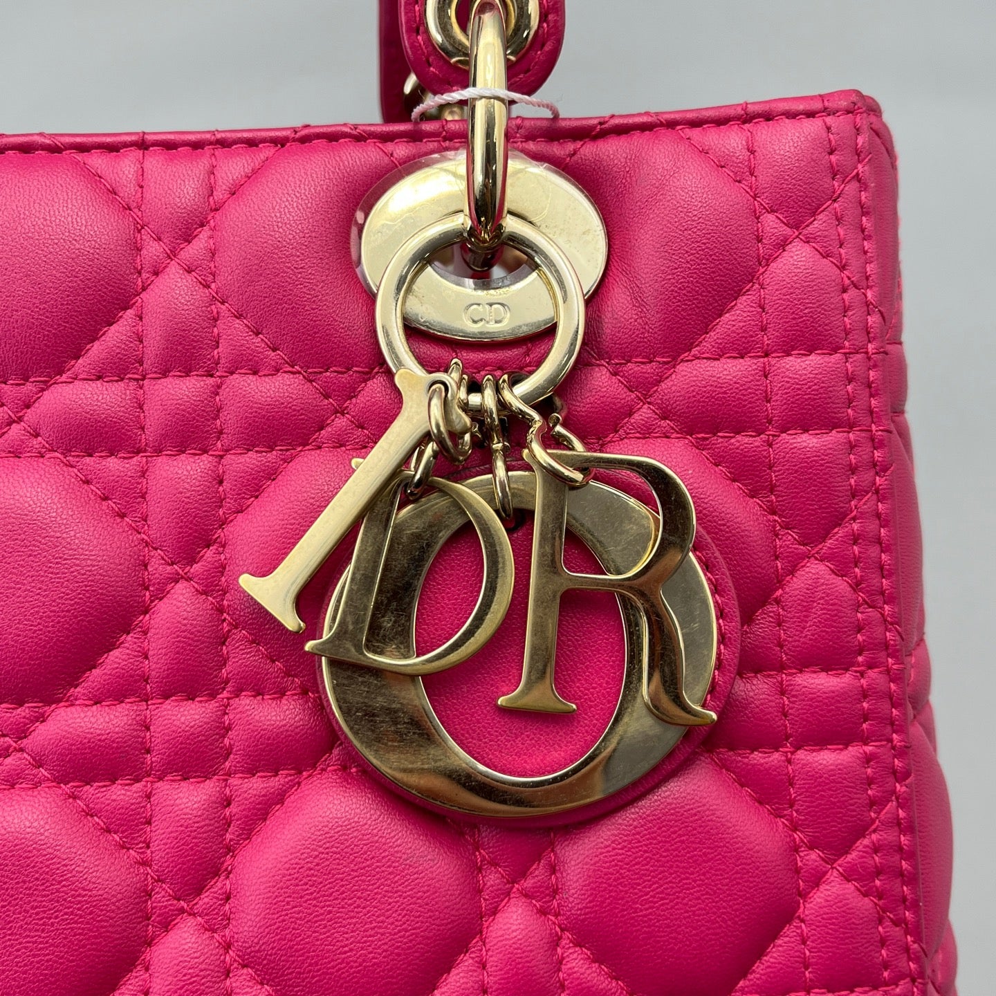 Dior - Lady Dior - Lambskin leather - Pink - (medium)