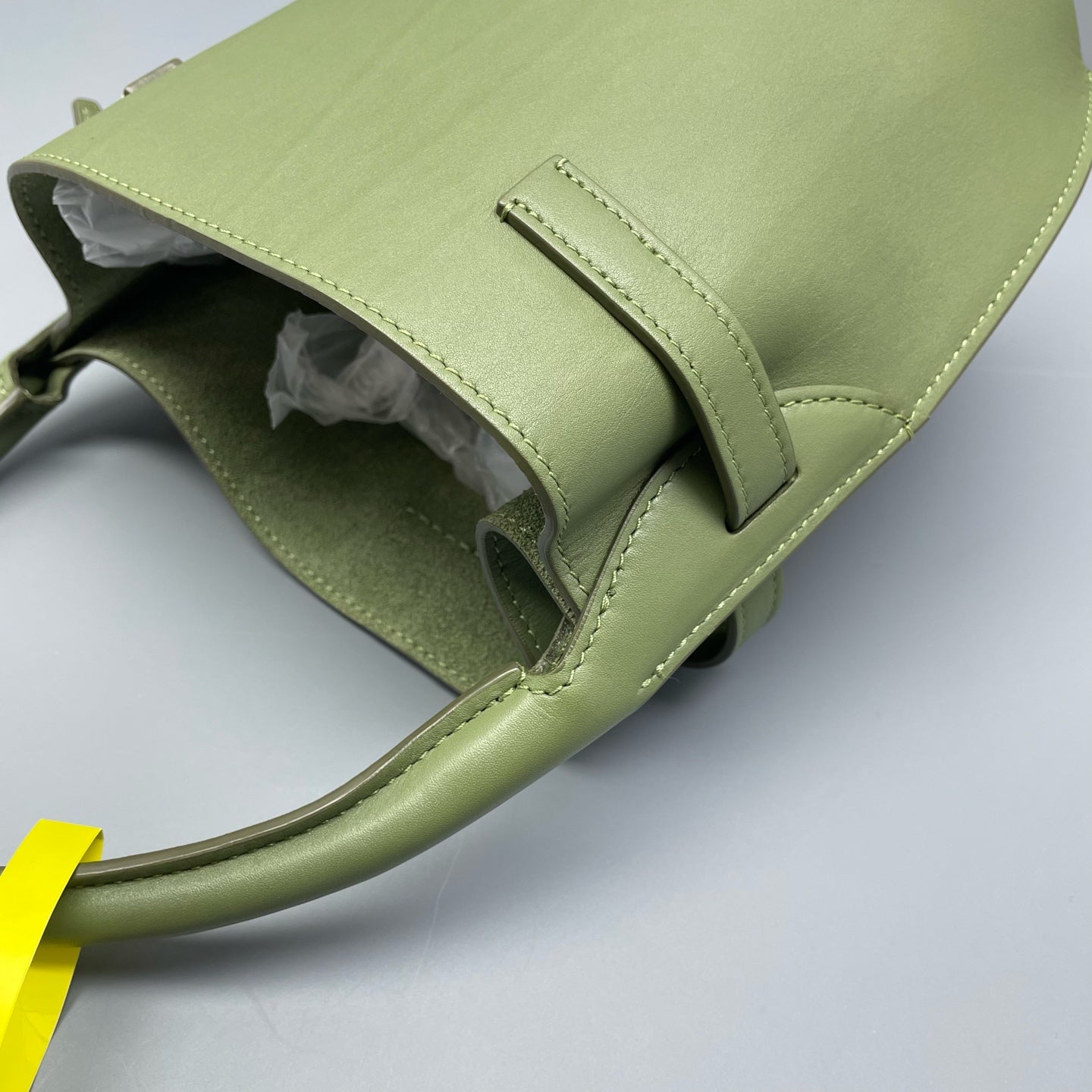 Celine - Big Bag Bucket - Leather - Green - (small)