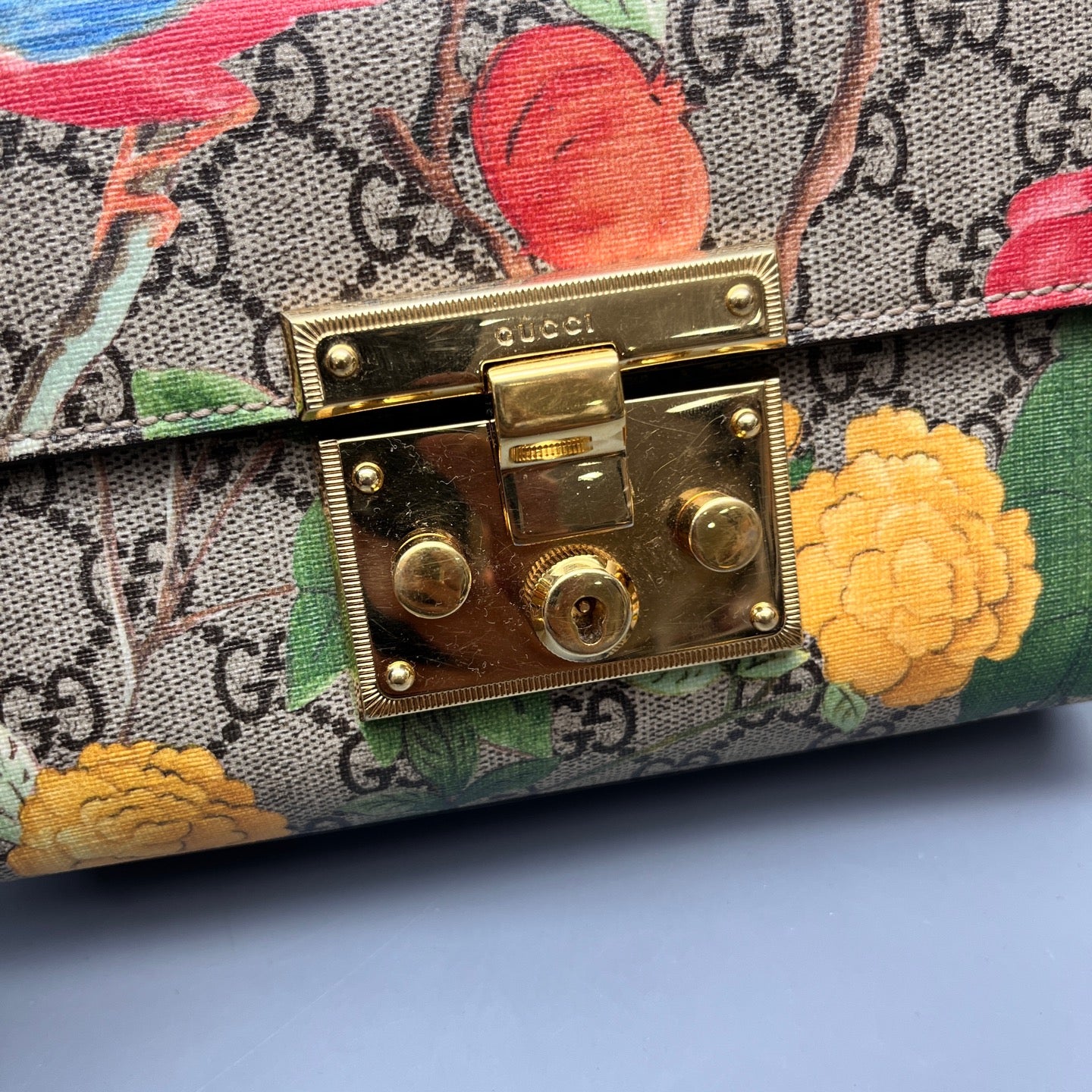 Gucci - Padlock GG Supreme Tian Shoulder Bag - GG Supreme canvas and Leather - Multicolour - (mini)