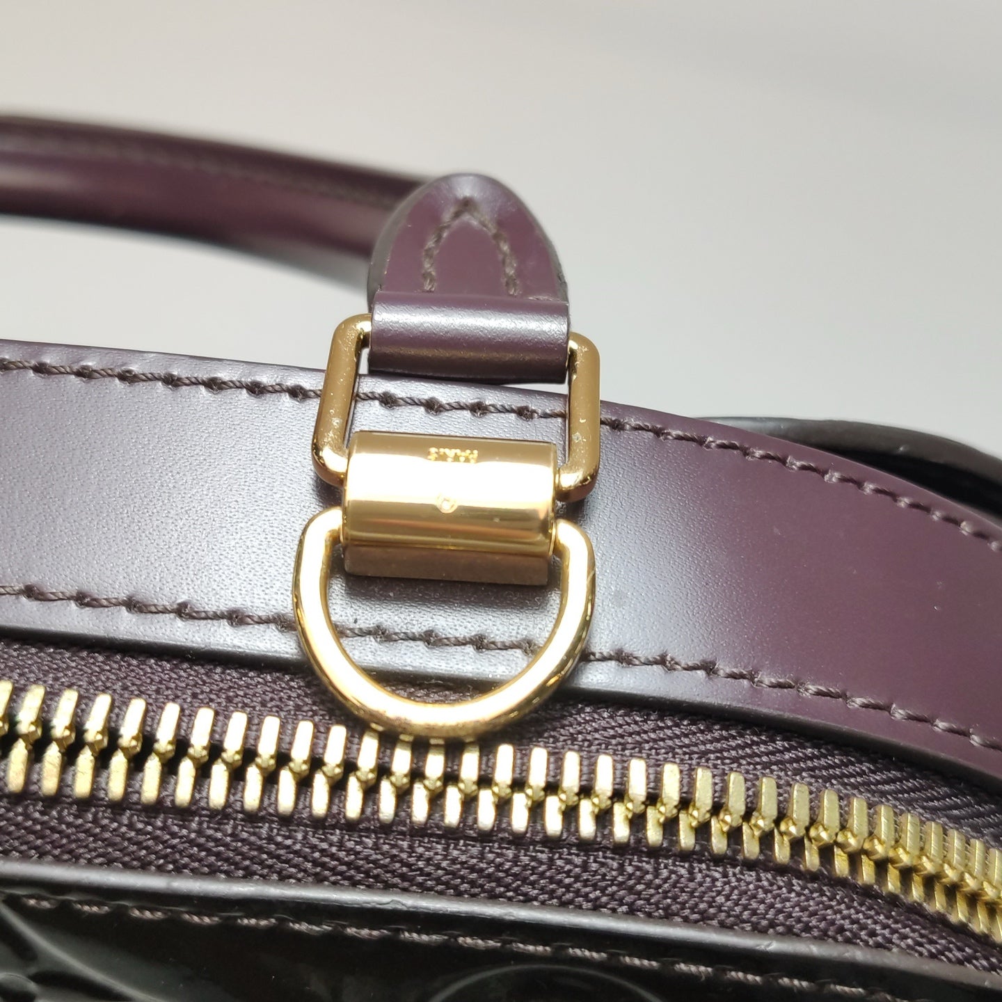 Louis Vuitton - Melrose - Patent leather - Burgundy - (Medium)