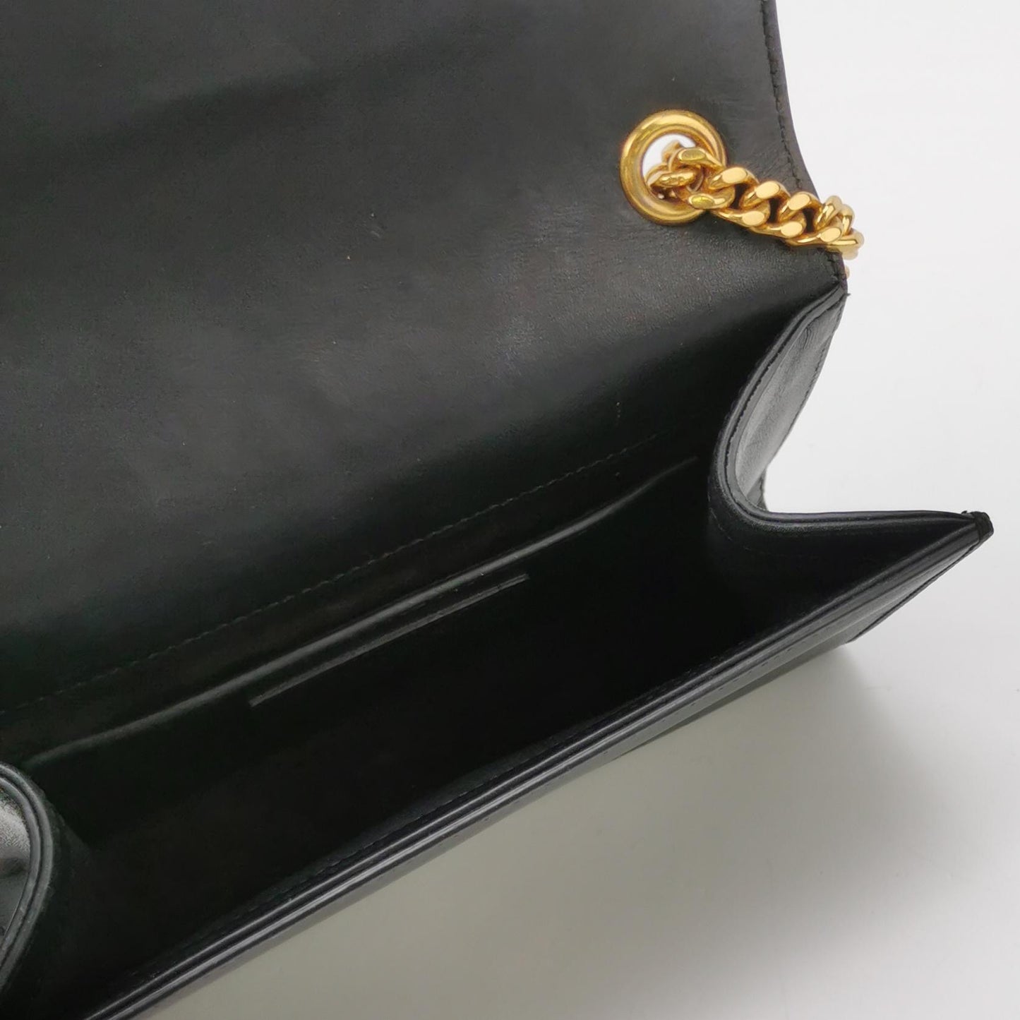 Saint Laurent - Monogram Kate Tassel Bag - Leather - Black - (Mini)