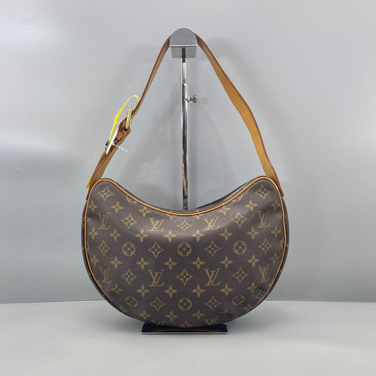 Louis Vuitton - Pochette Croissant - Monogram coated canvas with Vachetta leather trim - Brown - (Small)